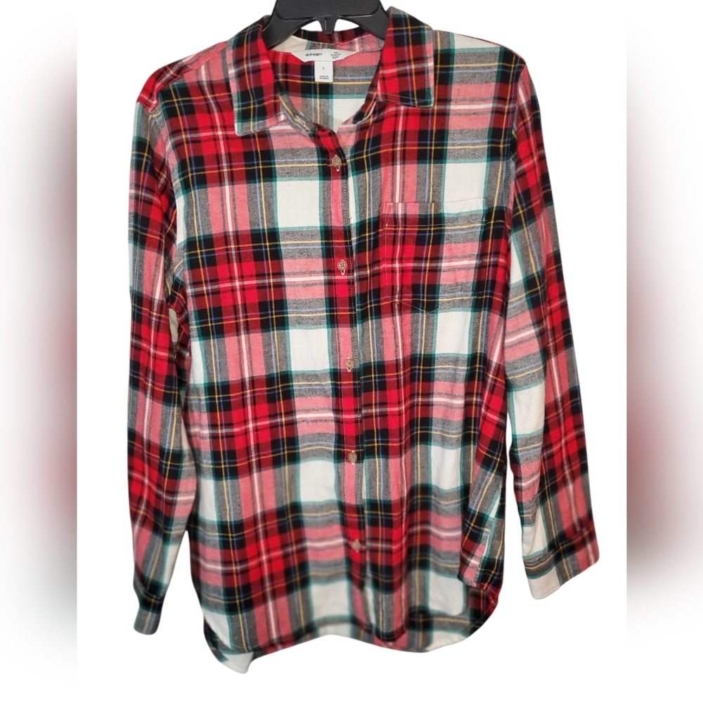 Old Navy multi color large plaid shirt